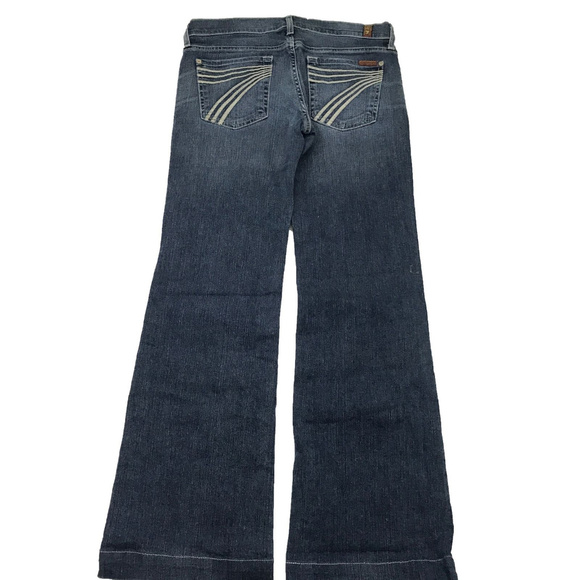 7 For All Mankind Denim - 7 for All Mankind Dojo Flare White Jeans Size 28
